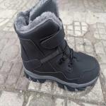 Ladies Casual Boots Durable Cold Proof Climbing Snow Boots Black Color Daily