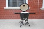56cm SGS Black 22 Inch Kamado Grill Glazed Treatment Surface