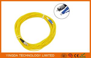 Wholesale LC to FC Singlemode Simplex Fiber Optic Patch Cord , 20 Meters LSZH Fiber Patch Cable from china suppliers