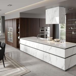 Wholesale Wholesale Engineered Wood Veneer Kitchen Cabinets Contemporary Style For Modern Constructions from china suppliers