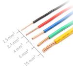 1.5mm2 Flexible Copper Solid PVC Insulated Electric Cable for House Building at
