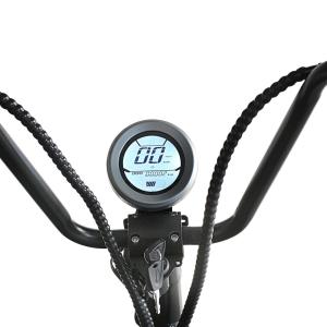 Wholesale EcoRider 60v 12ah 1500 W Two Wheels Electric Scooter , 2 Wheel Motor Scooter With Removable Battery and double seat from china suppliers