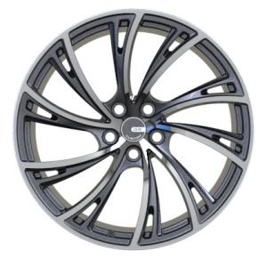 Wholesale 19x8.5 PCD 5x112 1 Piece Forged Wheels Black 6061 T6 Aluminum from china suppliers