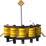 ISO Certified Q235 Q345 Stainless Steel Highway Roller Barrier for Road Safety