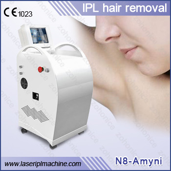 Portable Touch Laser IPL Machine For Hair Remover , Wrinkle Removal
