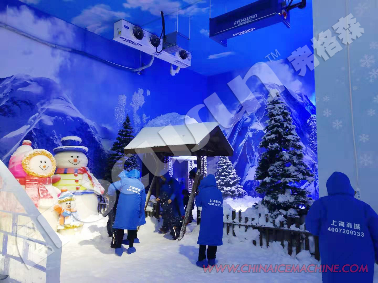 Commercial Usage Automatic Snow Flake Falling Machine for Children Park and Restaurants