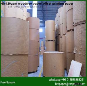 Wholesale A4 Size White Color Woodfree Offset Paper for Office Notes from china suppliers