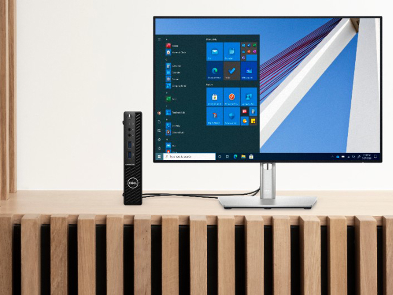 Dell Optiplex 3080 Micro Desktop MFF i3-10100T 16GB 512GB SSD WiFi BT Win10 Computer 3080