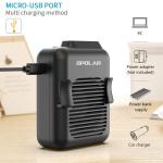 Mini Large Air Outlet Summer Outdoor Rechargeable Cooling Fan