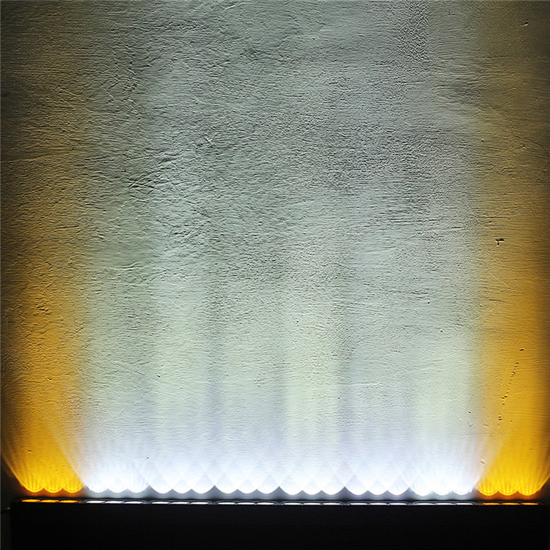 Two color amber and white 240W Cree single row Led light bar 4X4 DHCB-L240SDC