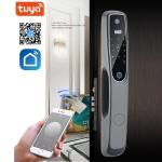 Fingerprint Wifi Door Lock With Camera Aluminum Alloy Video Door Lock