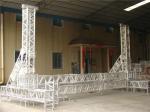 DJ Trussing Goalpost Lighting Stand Hanging Colorful Background Cloth Film Show