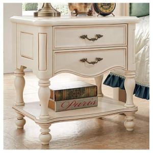 Wholesale 1 Shelf Ivory Hotel Bedside Table from china suppliers