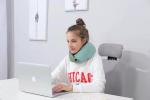 Memory Foam Graphene Massage Neck Pillow Thermacare Far Infrared