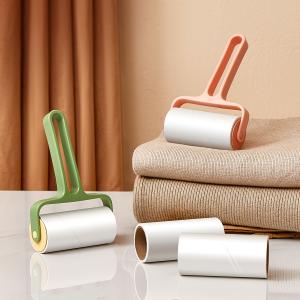 Wholesale Tearable Roll Paper Sticky Roller Dust Wiper Pet Hair Clothes Carpet Tousle Remover Replaceable Home Cleaning Brush Accessories from china suppliers