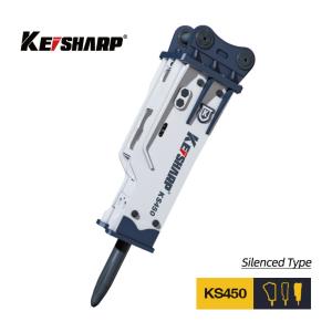 Wholesale KS450 Silenced Type Hydraulic Breaker 190mm Chisel Diameter for 45-55 Ton Excavator from china suppliers