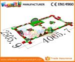 0.9mm PVC Tarpauli Inflatable Water Parks Client'S Design For Summer Play