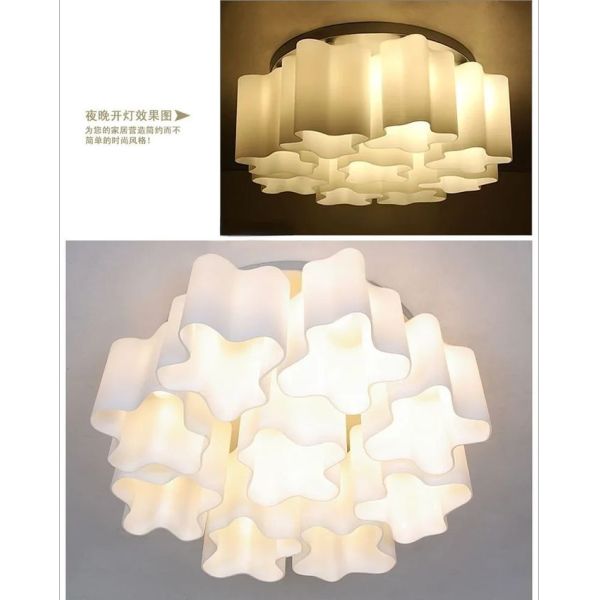 Modern LED Ceiling Light Logico Triple Nested Suspension（WH-AP-605）