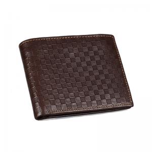 China High-grade leather men's fashion casual short paragraph wallet wallet cowhide on sale
