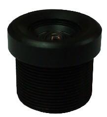1/4" 3mm F2.0 3Megapixel Low distortion S mount Lens, very compact design,