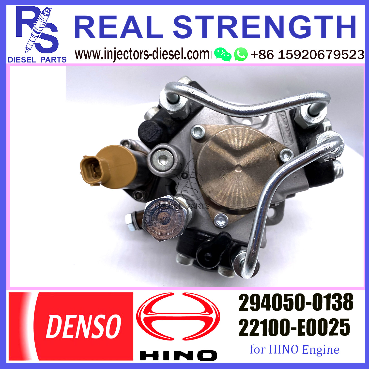 for HINO J08E Fuel Pump 294050-0138 22100-E0025 High Pressure Common Rail Injection Pump Number 22100-E0025 294050-0138