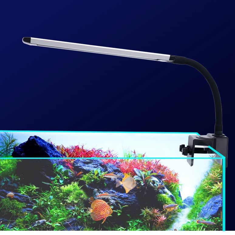 IP55 LED Aquarium Lights Water Grass Plants Grow Fish Tank Clip On Waterproof Lamp