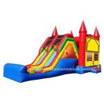 4 In 1 Amusement Park Inflatable Bounce Houses Rentals EN14960 Approvals