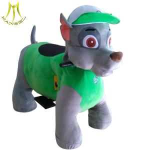 Wholesale Hansel large size indoor electric kids ride on stuffed motorized animals from china suppliers