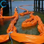Floating Silt Boom Curtain Barriers For Ponds Eco Friendly Oil Spilling