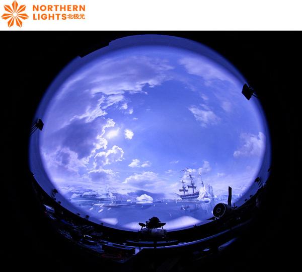 360 Degree Inflatable Planetarium Projector 3200 Lumens Planetarium Dome