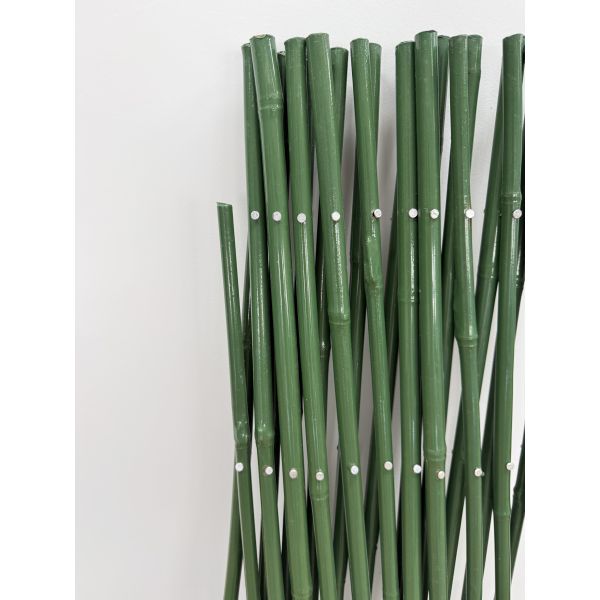 Eco-Friendly Bamboo Expandable Fence Roll with Powder Coated Frame and Customized Size for Outdoor Privacy
