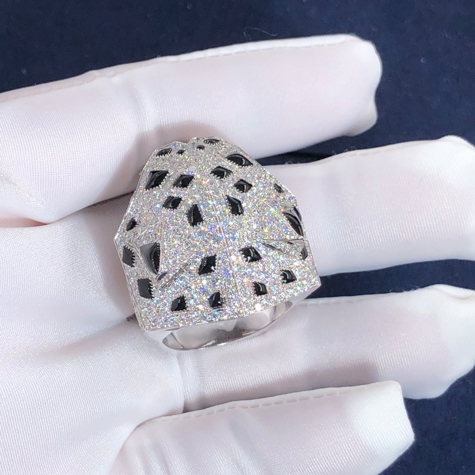 Hot Selling Natural Diamond Jewelry 18k Gold Car Tier PanthèRe De Car tier Ring