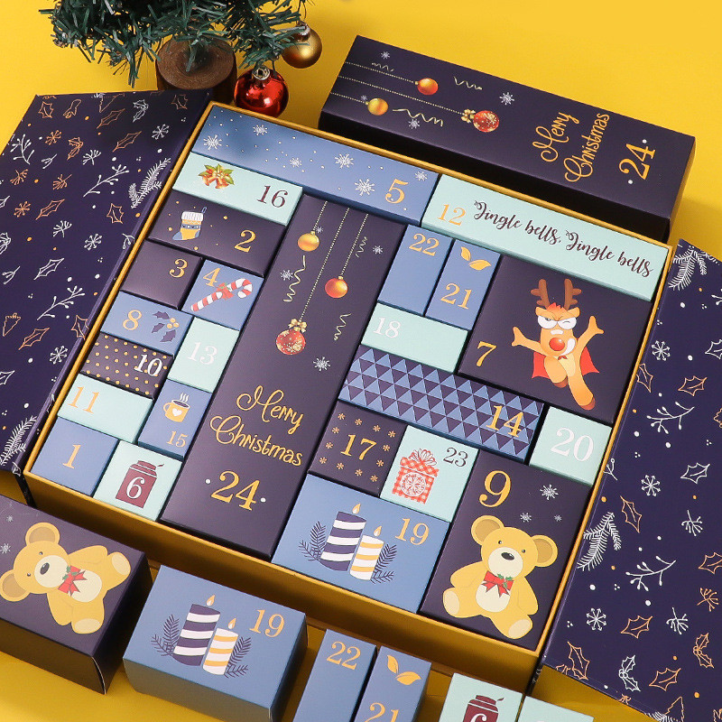 Luxury Rigid Cardboard Foldable Gift Box Book Shaped Custom Print Logo