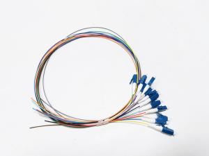 Wholesale LC UPC 12 Cores Fiber Optic Pigtail Cable Simplex 900um SX 0.5M LSZH from china suppliers