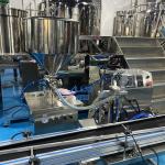 Single Head Pneumatic Automatic Cosmetics Body Lotion Cream Jar Filling Machine