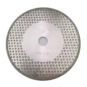 Wholesale 7 Inch Electroplated Diamond Cutting &amp; Grinding Blade Both Side Coated For Granite Marble from china suppliers