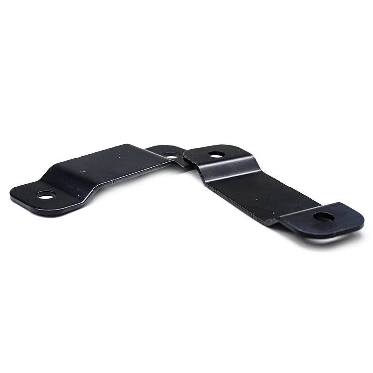 Bracket Clip Custom Metal Stamping Parts Mounting Black Coating Support Bracket