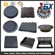 Wholesale Round And Square Ductile Manhole Cover, EN124 Heavy Duty Ductile Cast Iron Manhole Cover from china suppliers