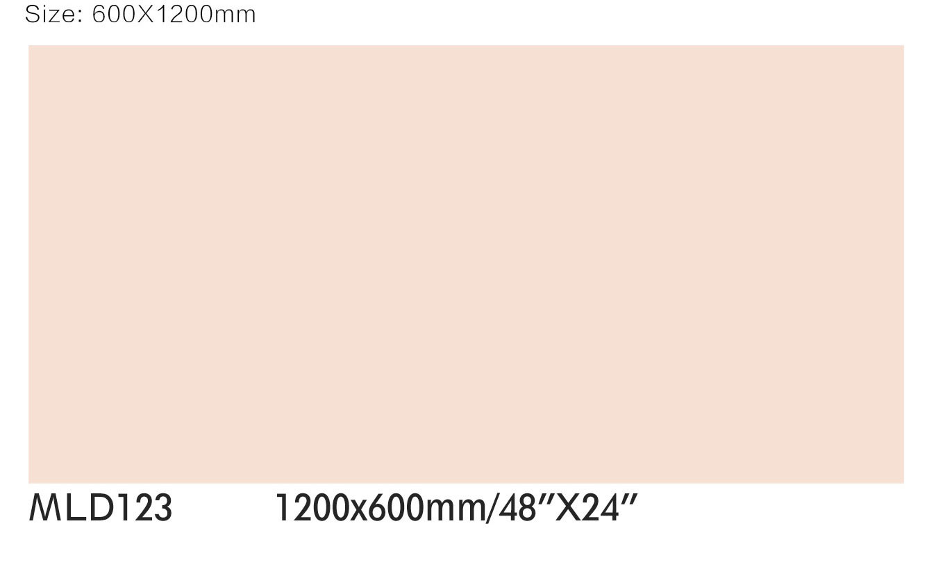 Pink Indoor Wall 48"X24" Tiles And Anti-Slip Baby Face Glazed Porcelain Tile For Balcony And Rebuilding