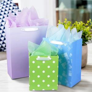 Wholesale Customized Logo Custom Types Colourful Card Paper Clothing Shopping Bag With Handle from china suppliers