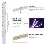 UL Listed Waterproof LED Strip Lights Flexible DC24V Dotless RGB CCT COB LED