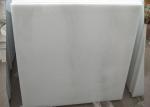 Crystal White Marble Bathroom Countertops , Marble Stone Flooring Environmentall