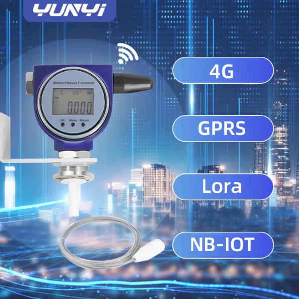 Yunyi Wireless Remote Tank Level Monitor Submersible Corrosion Resistant Sensor for Agricultural Water Reservoir Management