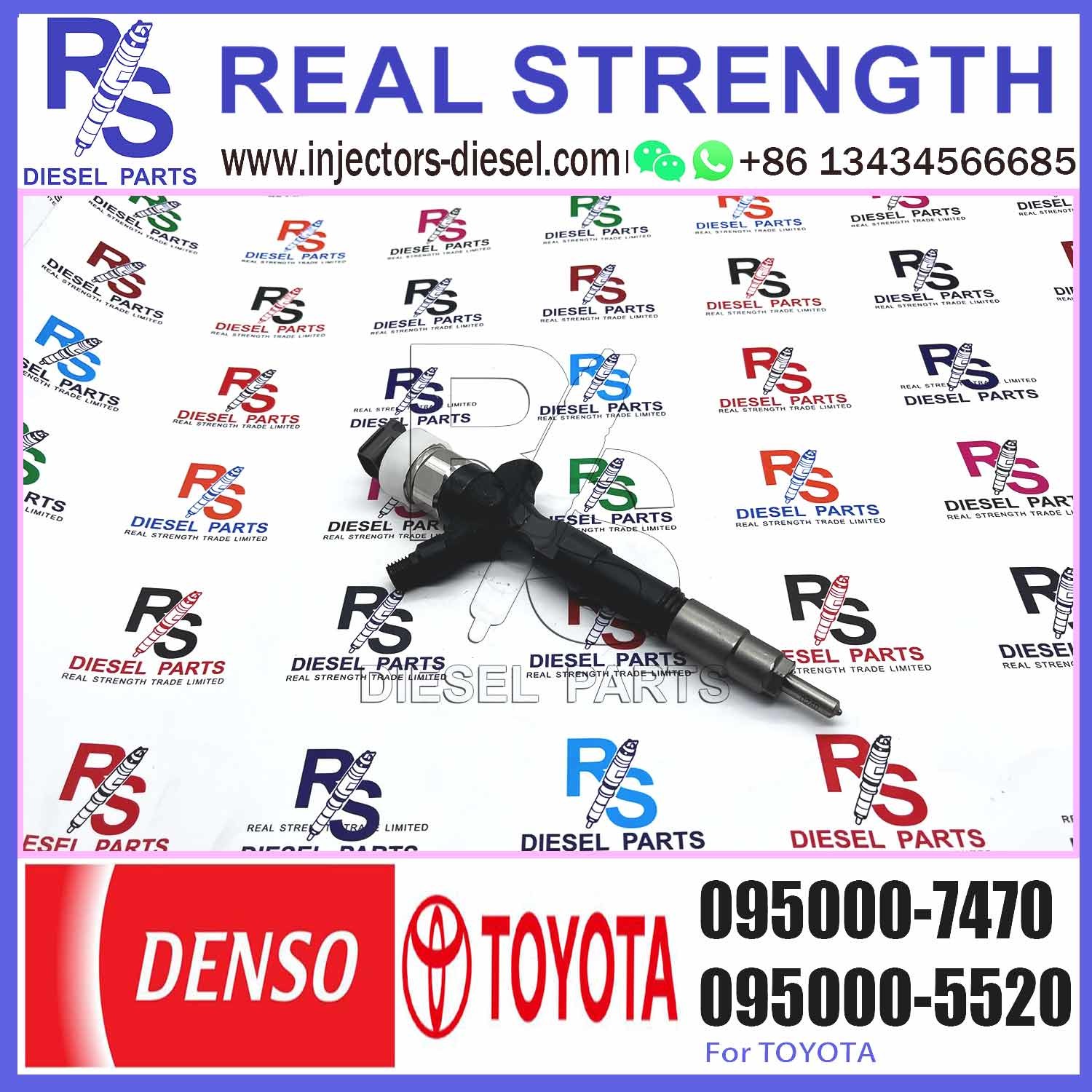 high quality Diesel injector Common rail injector for engine 23670-39255 095000-7470