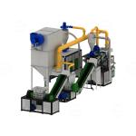 Plastic And Aluminum Blister Food Packaging Bag Recycling Machine For Energy
