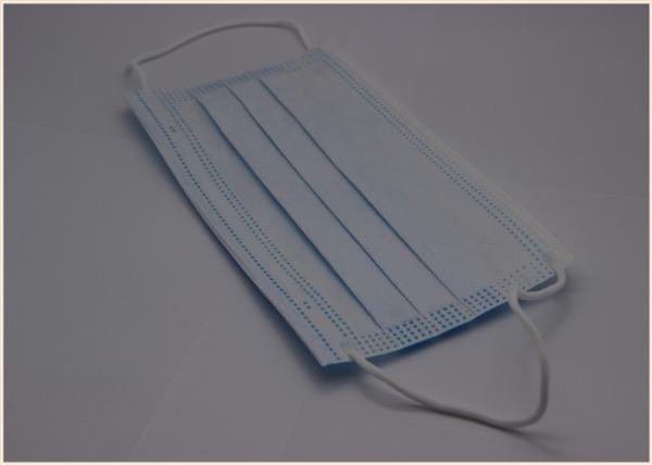 Foldable Disposable Medical Face Mask Extra Soft Ear Loops Eliminate Pressure To