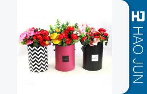 Wholesale Luxury Round Flower Box Cardboard Flower Boxes Packaging Tubes With Customized Size from china suppliers