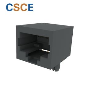 Wholesale 56B Series Right Angle RJ45 Connector 1x1 Ports 90 Degree 10P8C Gigabit Ethernet from china suppliers