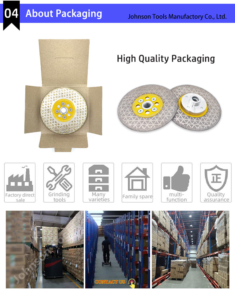 Electroplated Double-Sided Diamond Saw Blade Cutting Wheel Grinding Disc Glass Cutting Disc Diamond Marble Saw Blade