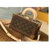 Buy cheap M45673 Printing Box Shape VALISETTE TRESOR Handbag With Lock Red Lining Bag from wholesalers